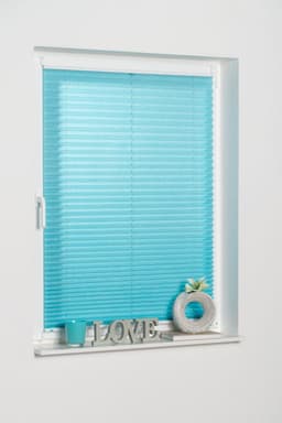 K-HOME Plissee Klemmfix Pisa | Blau