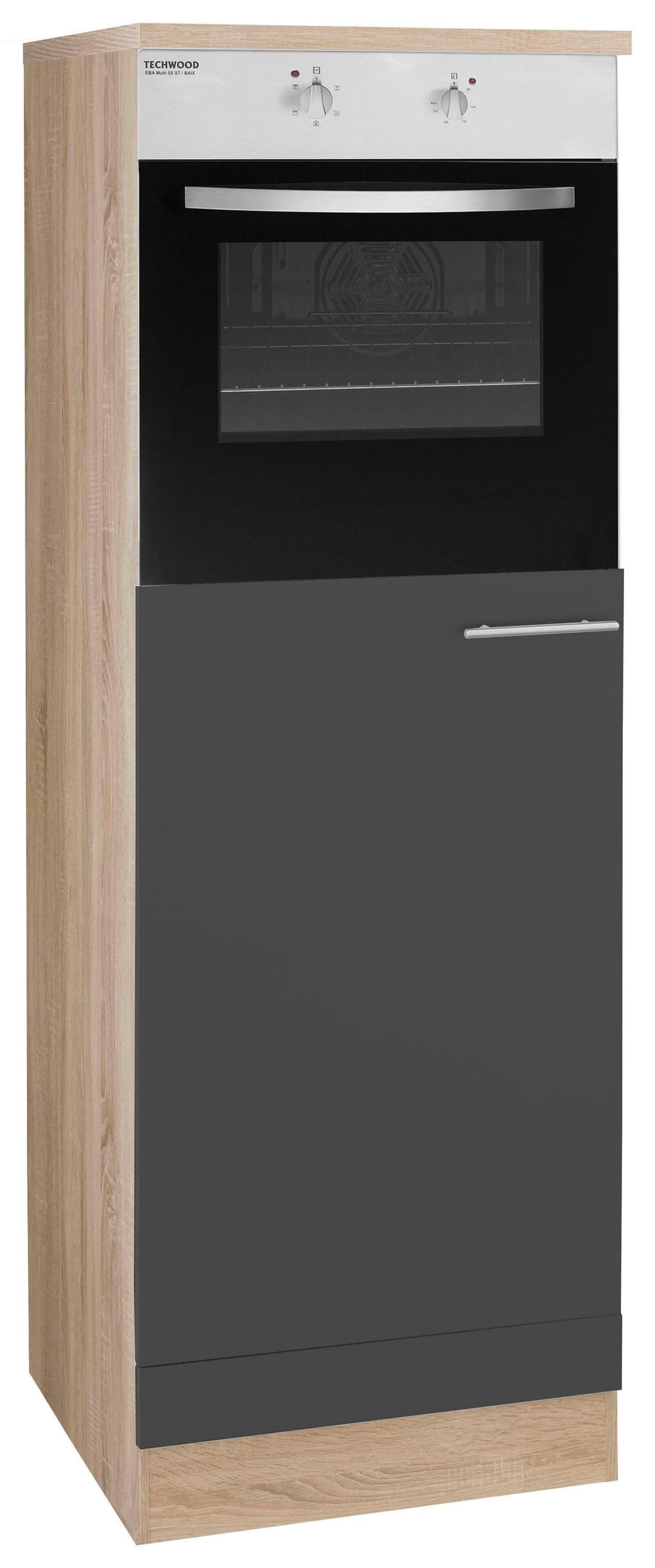 OPTIFIT Backofen/Kühlumbauschrank Kalmar | Holztöne