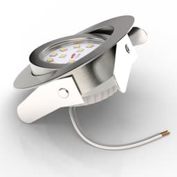 B.K.Licht LED Einbauleuchten 6er Set | Silber