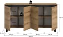 Home affaire Sideboard TOMA | Holztöne 5