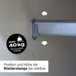 Wimex Schwebetürenschrank Emden | Grau