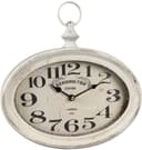Ambiente Haus Wanduhr Antikweiss | Weiß