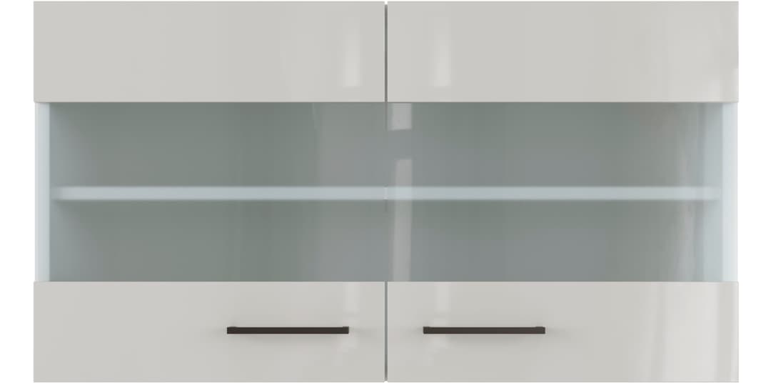 Flex-Well Glashängeschrank Lund | Weiß