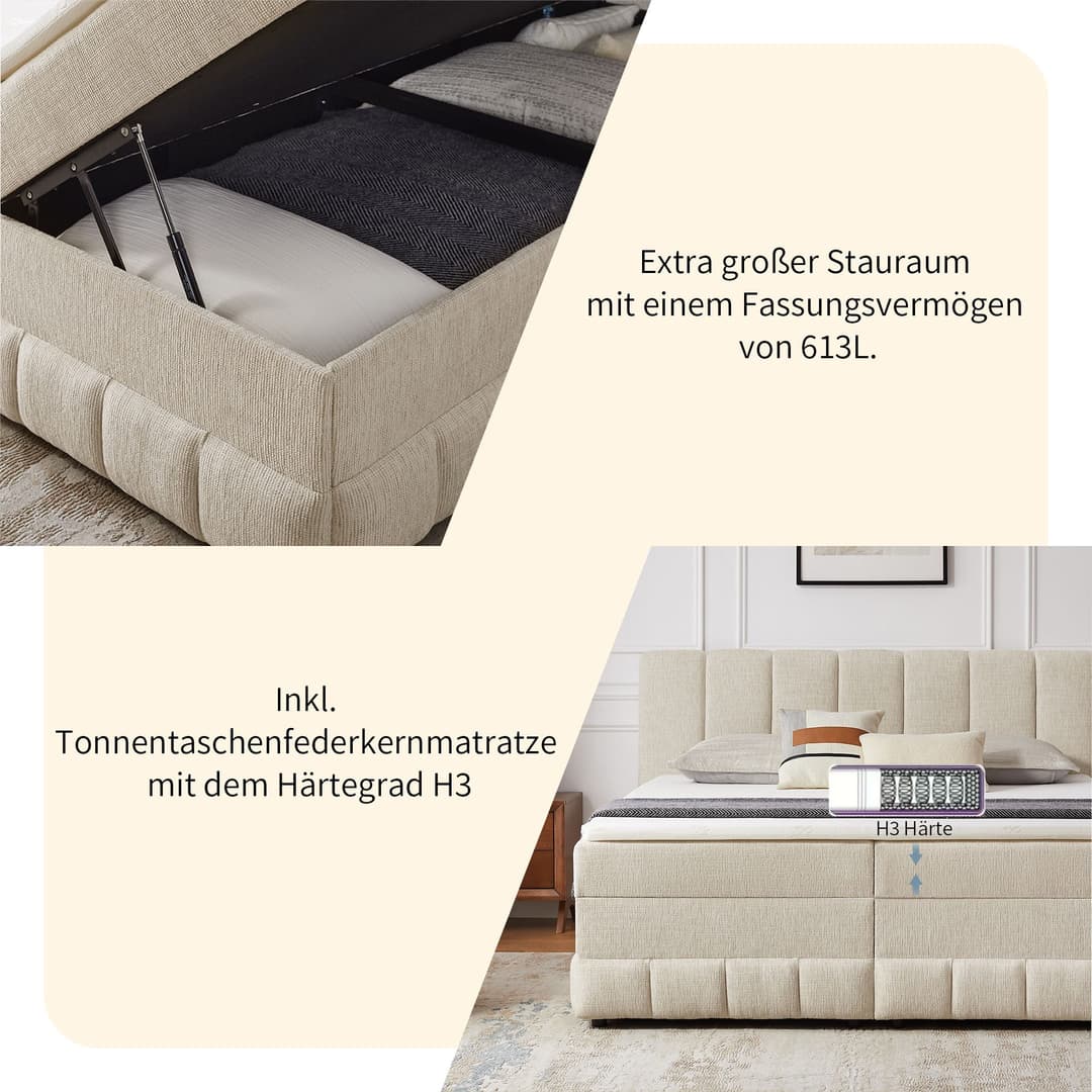 OTTO home Boxbett Likely | Grau