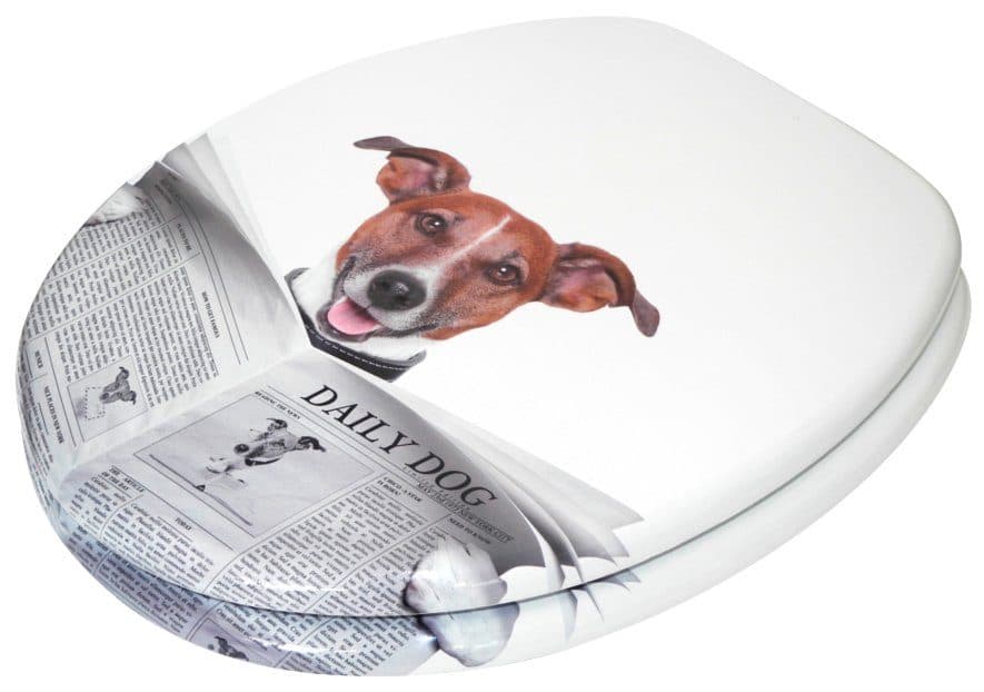 Sanilo WC-Sitz Newspaper | Braun
