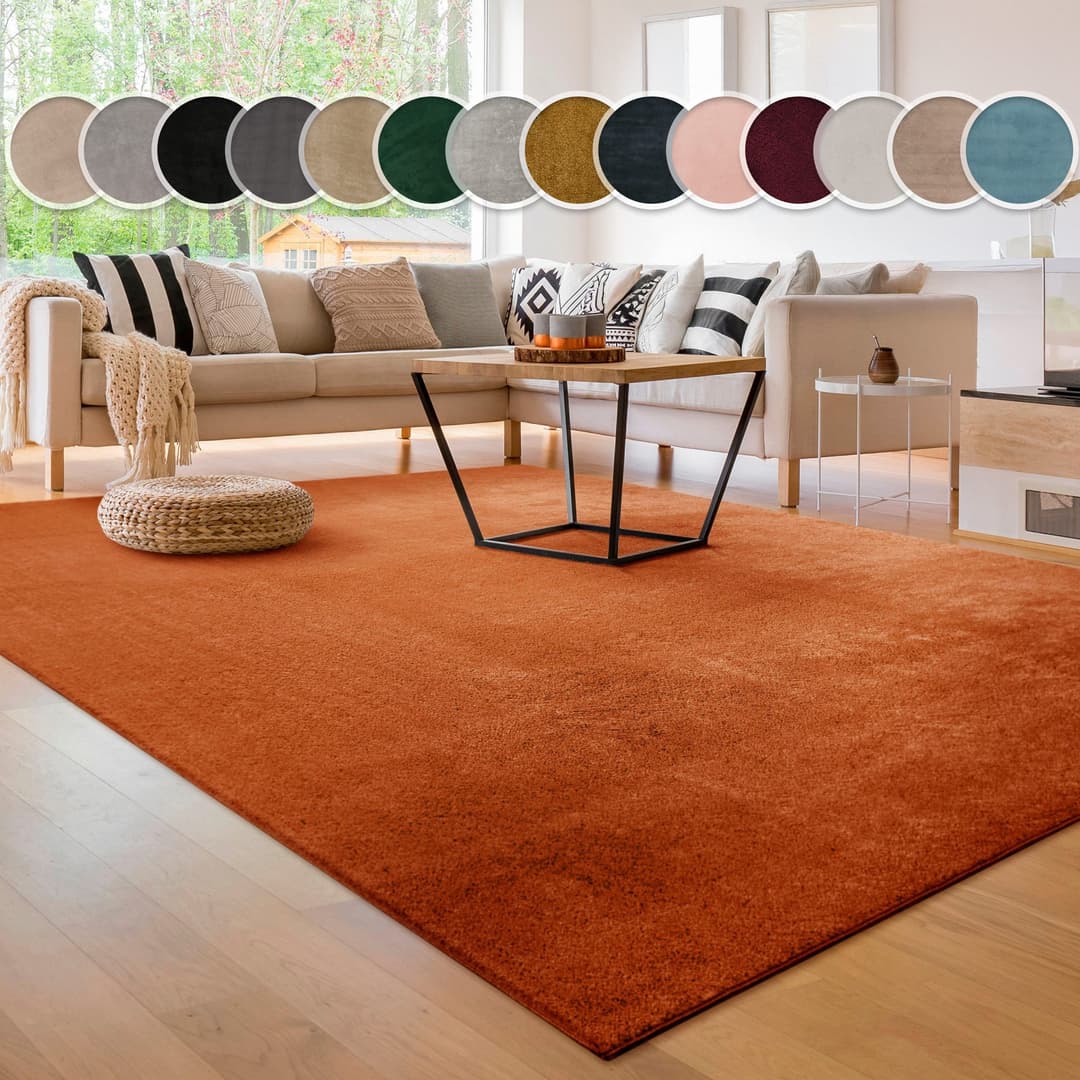 Paco Home Teppich Cadiz 630 | Kupfer