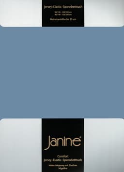 Janine Spannbettlaken ELASTIC 5002 | Blau
