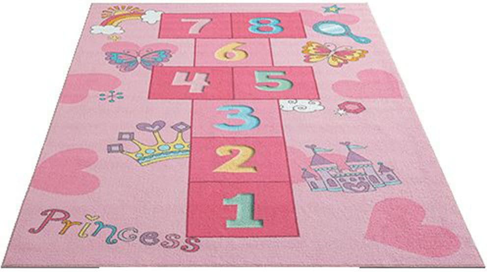 the carpet Teppich Happy Life | Pink