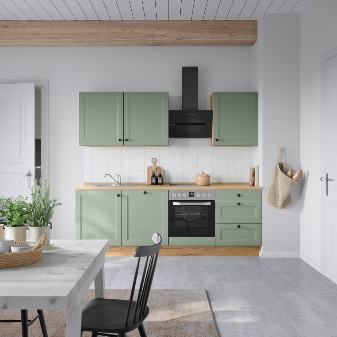 nobilia® Küchenzeile Cascada II | Grün