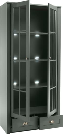 Home affaire Vitrine Ascot | Grün