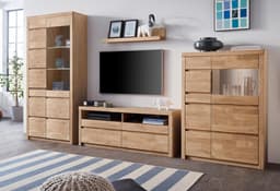 Wohnwand Silkeborg | Holztöne