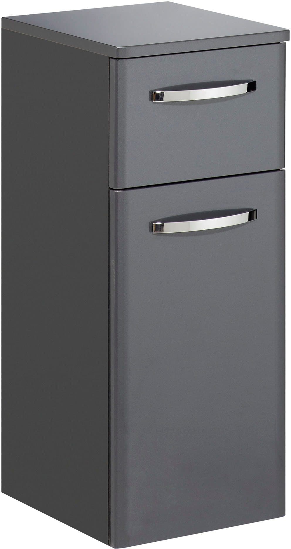 Saphir Quickset 327 Badmöbel-Set | Schwarz