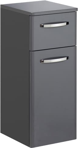 Saphir Quickset 327 Badmöbel-Set | Schwarz