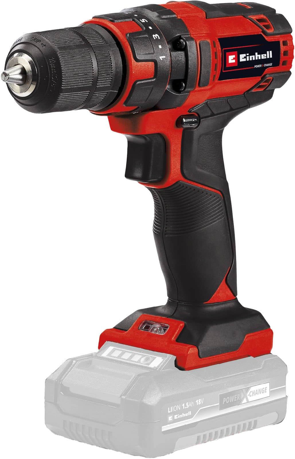Einhell Akku-Bohrschrauber TC-CD 18/35 Li - Solo | Rot