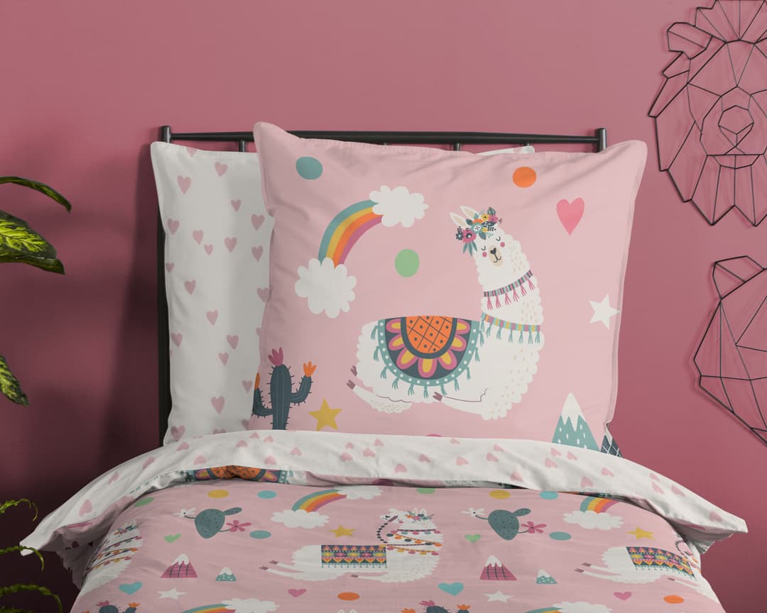 PURE luxury collection Kinderbettwäsche Paca | Rosa