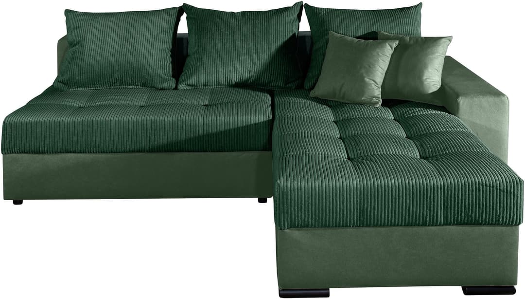 COLLECTION AB Ecksofa Josy L-Form | Grün
