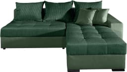 COLLECTION AB Ecksofa Josy L-Form | Grün