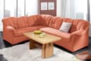 DOMO collection Ecksofa Papenburg | Terrakotta 3