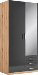 priess Kleiderschrank Amsterdam | Schwarz 2