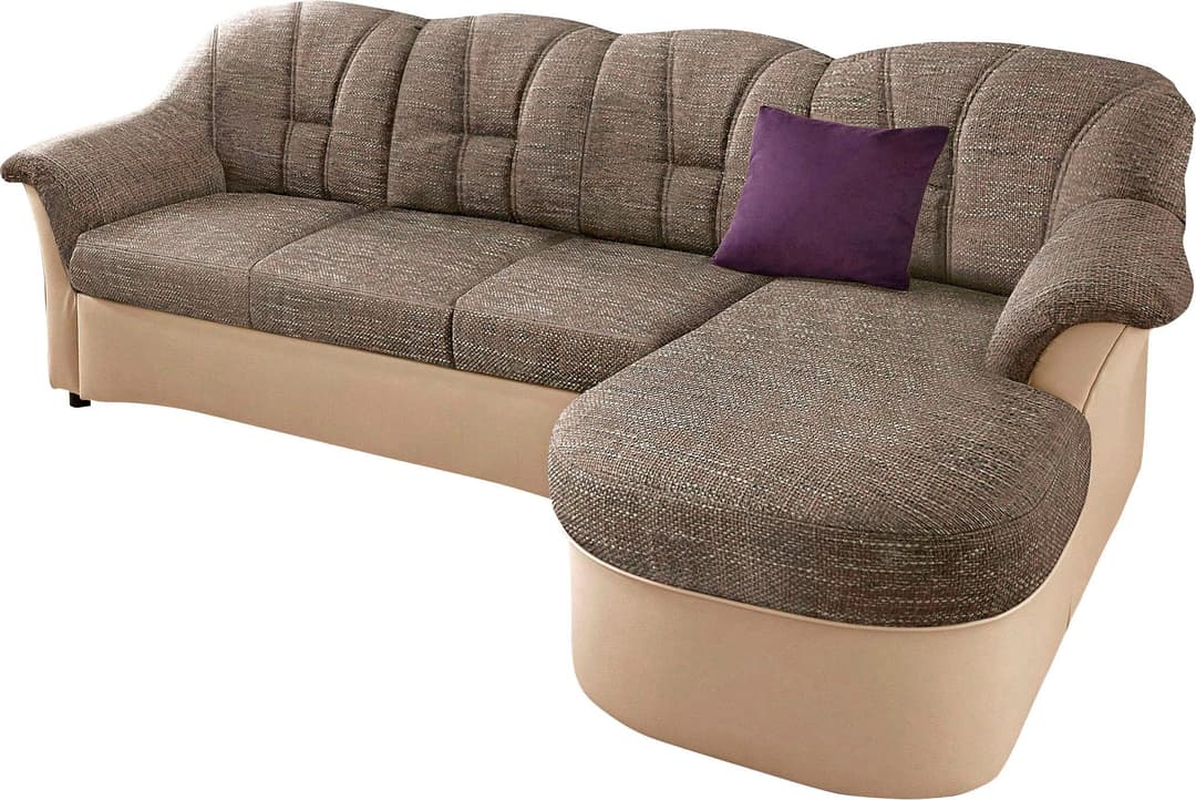 DOMO collection Ecksofa Flores Schlafsofa | Mehrfarbig