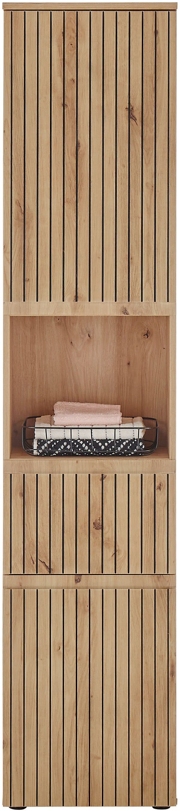 BASIC by Balculina Hochschrank Austin | Holztöne