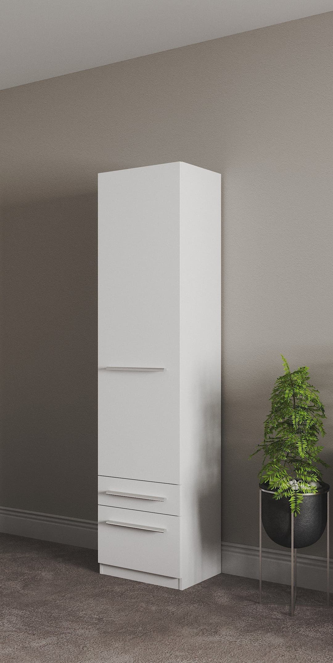 priess Kleiderschrank Barcelona | Weiß