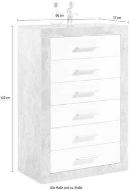 HBZ Sideboard Stone | Weiß