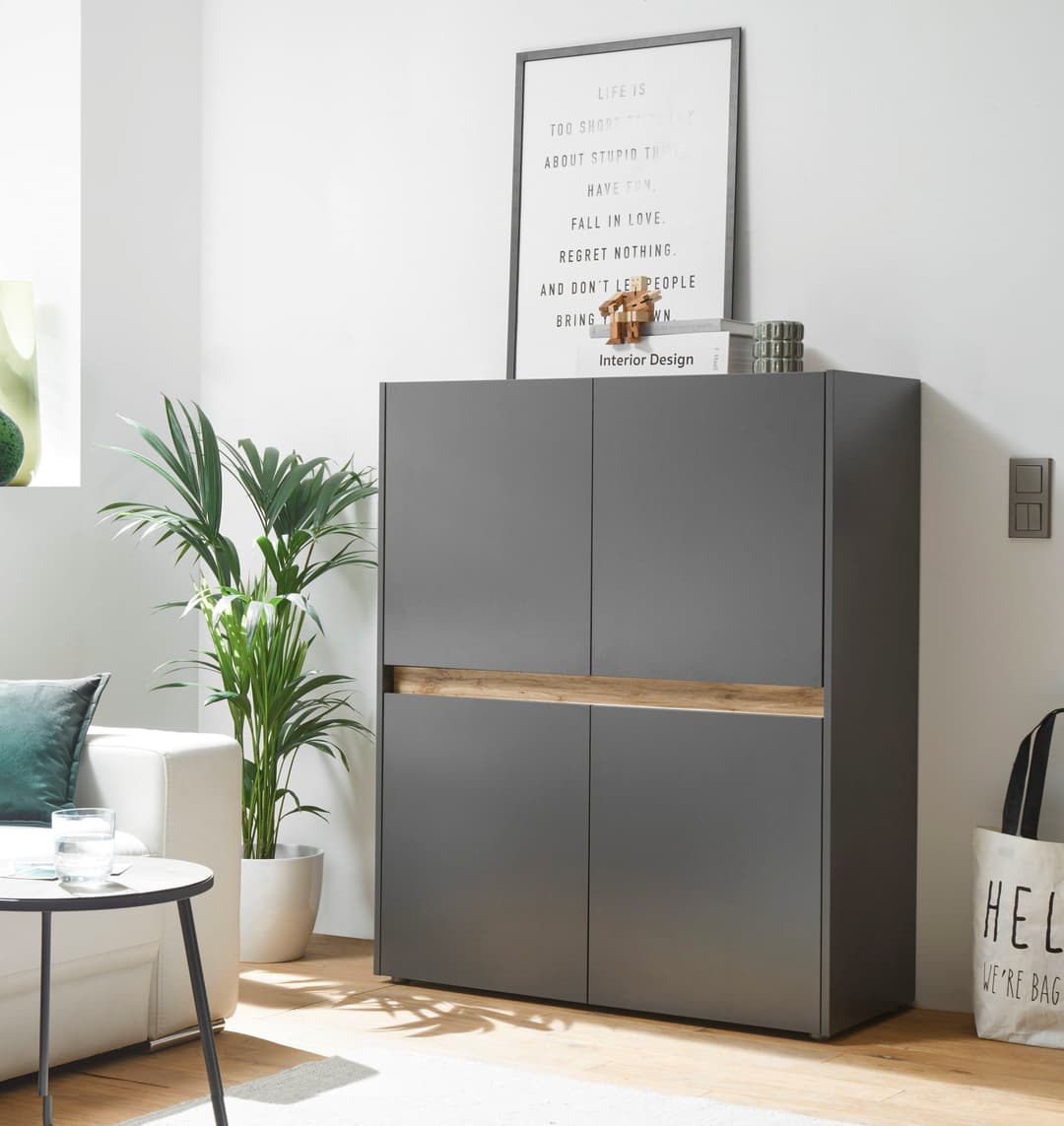 Home affaire Highboard City/Giron | Grau