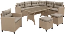 KONIFERA Gartenlounge-Set Keros Premium | Beige