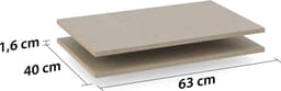 OTTO home Einlegeboden für Schwebetürenschrank PAULLY | Beige