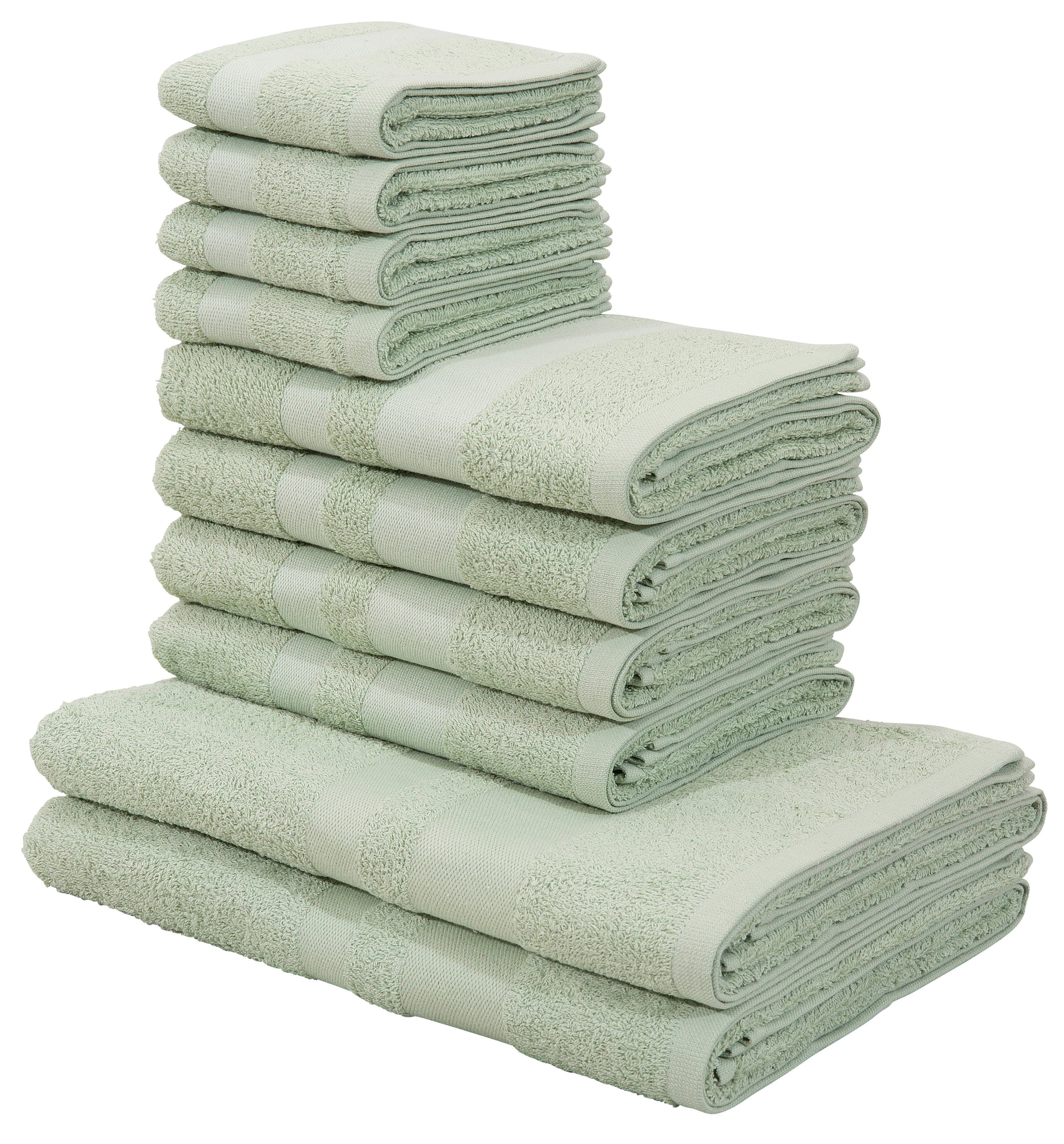 OTTO home Handtuch Set Vanessa | Grün
