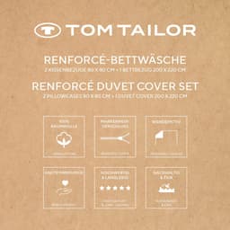 TOM TAILOR HOME BOLD STRIPES Bettwäsche | Blau