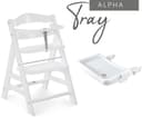 Hauck Hochstuhltablett Alpha Tray | Weiß 5
