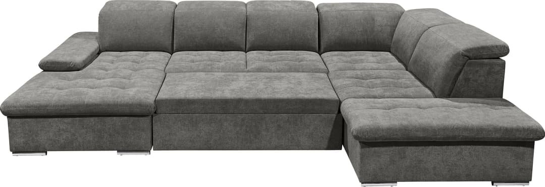 ED EXCITING DESIGN Wohnlandschaft Wayne | Grau