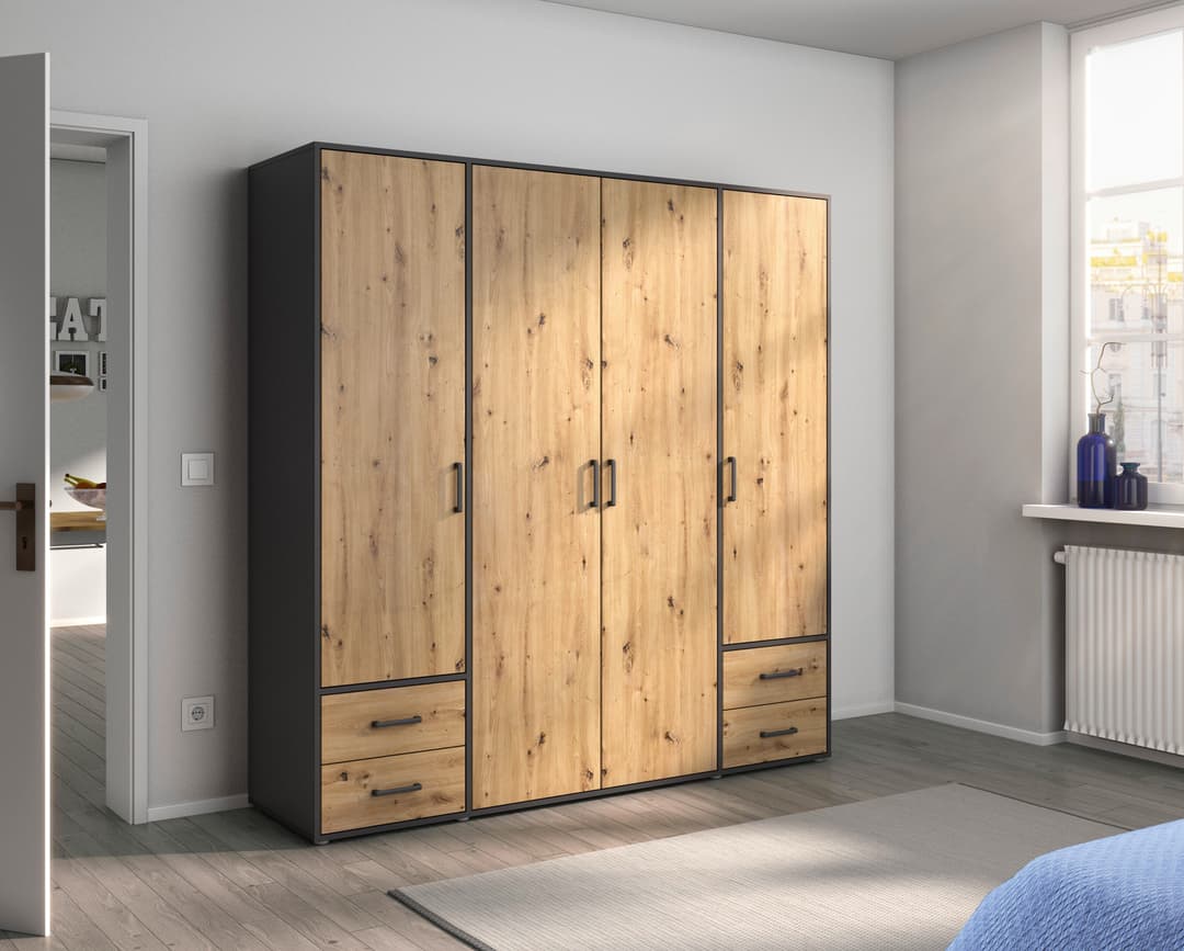rauch VOYAGER Kleiderschrank | Holztöne