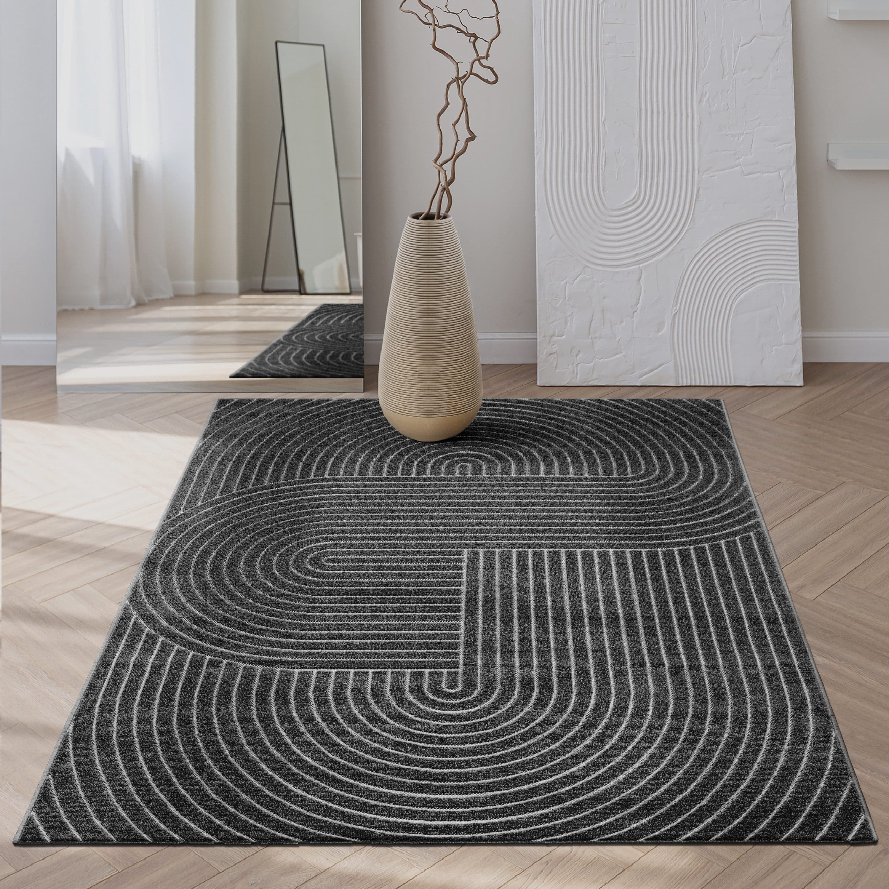 Teppich Santo Plus | Grau