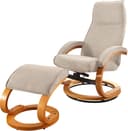 Home affaire Relaxsessel mit Hocker PARIS | Beige 2
