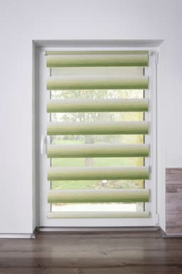 K-HOME Doppelrollo mit Farbverlauf | Grün