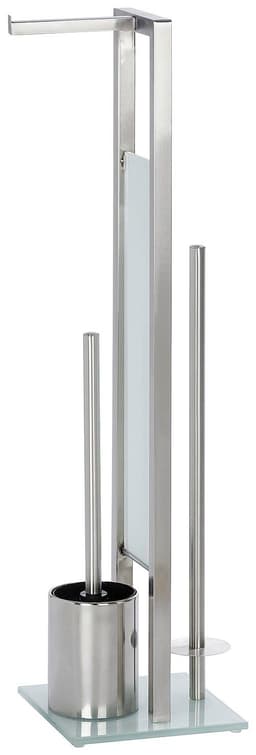 Wenko WC-Garnitur Rivalta | Silber