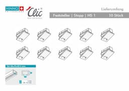 HINNO Clic-Feststeller HS01 | Weiß