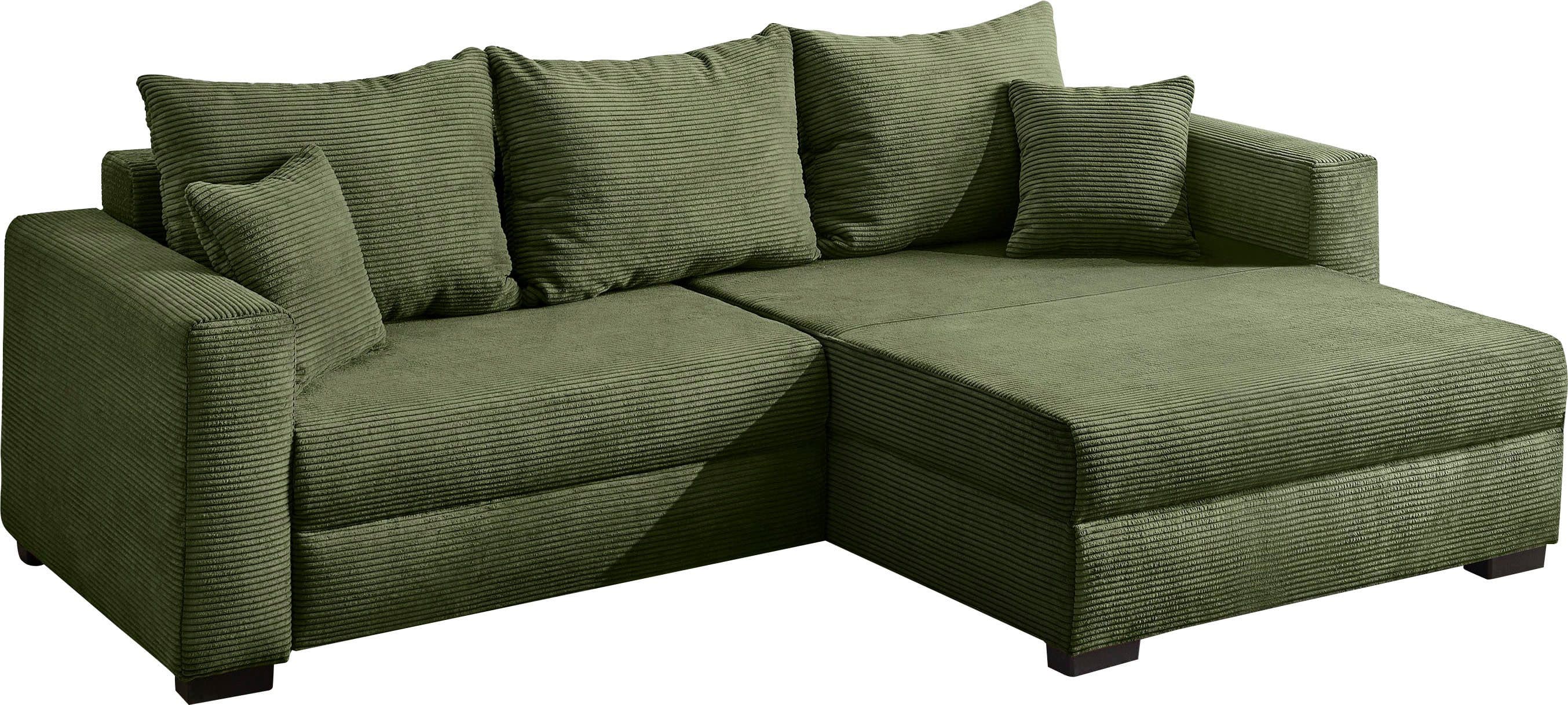 Jockenhöfer Gruppe Ecksofa Elmau XL L-Form | Grün