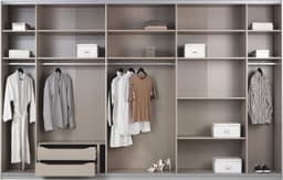 rauch ORACLE Schwebetürenschrank | Grau