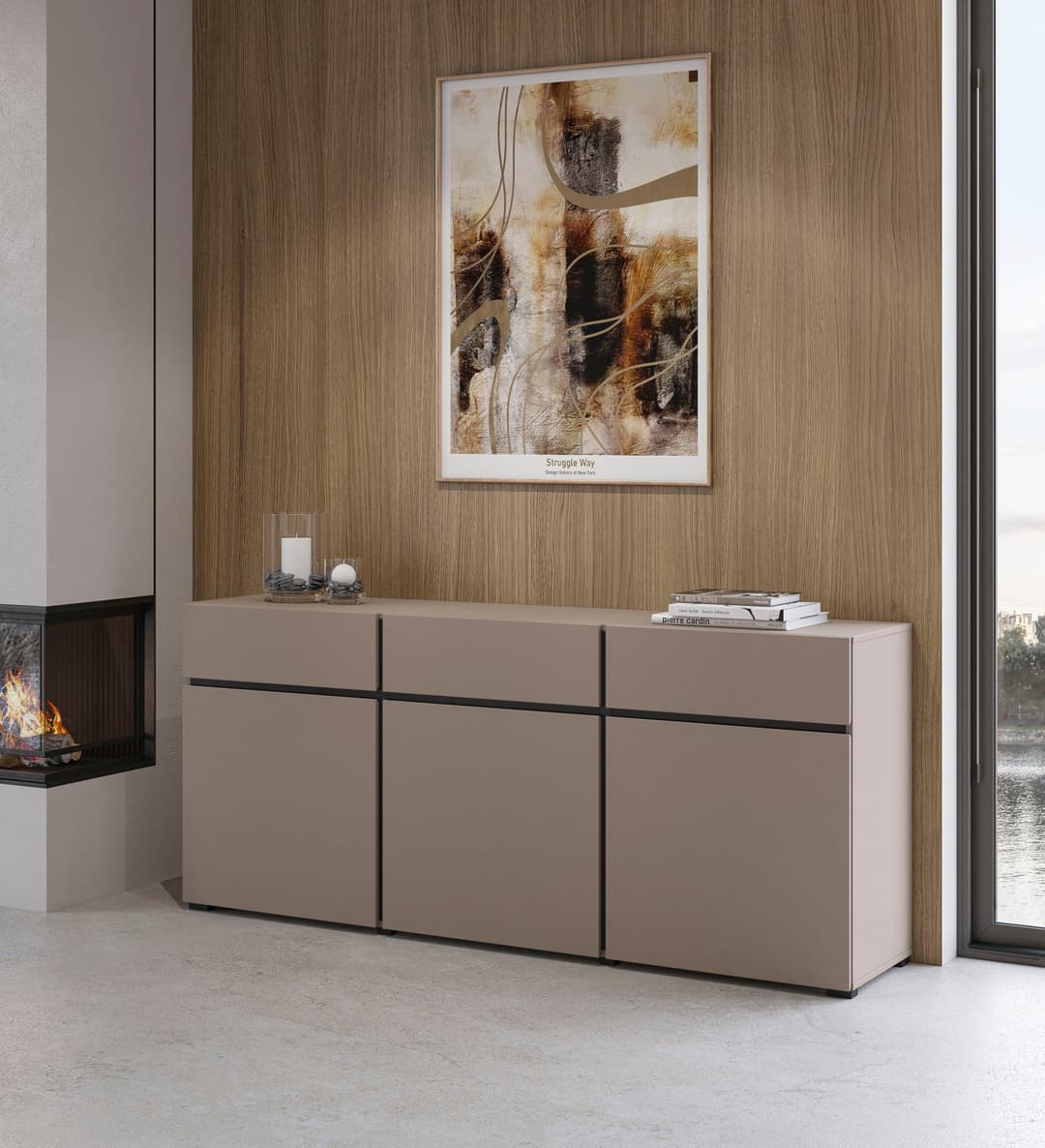 OTTO home Sideboard Cross | Braun