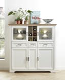 Innostyle Highboard Jasmin | Weiß