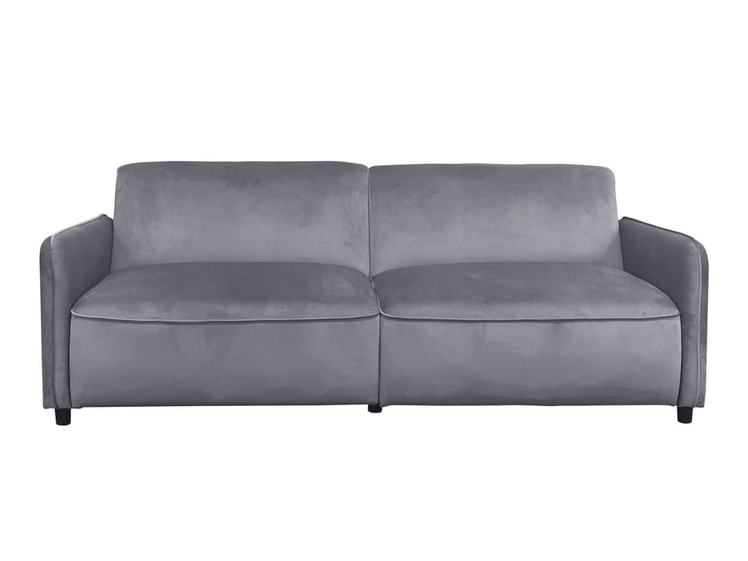 Dorel Home 3-Sitzer Allie Curved Schlafsofa | Grau