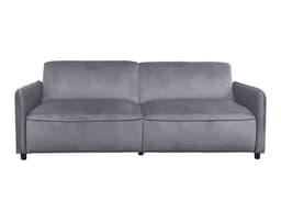 Dorel Home 3-Sitzer Allie Curved Schlafsofa | Grau