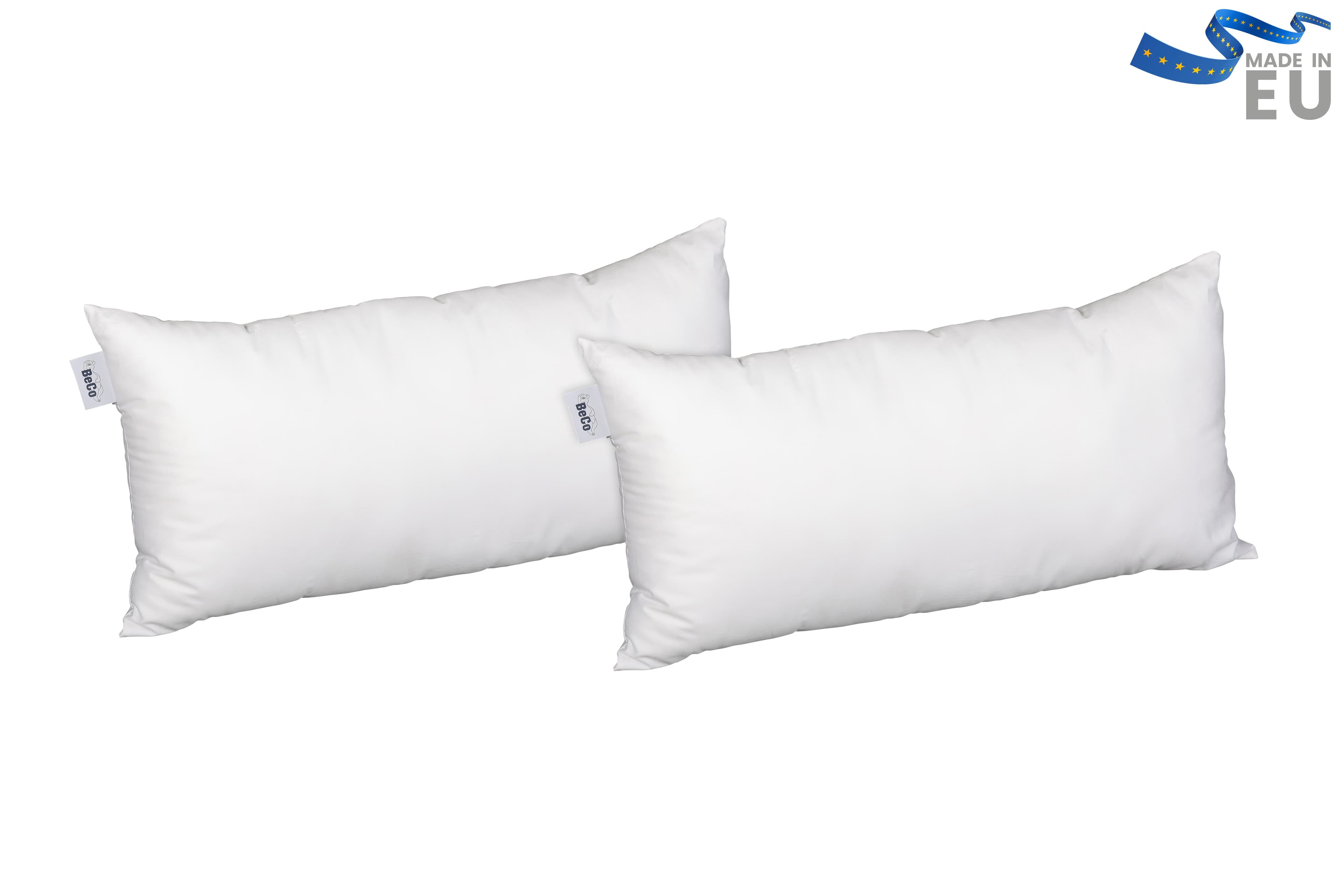 Beco Microfaserkissen MF 50 glatt | Weiß