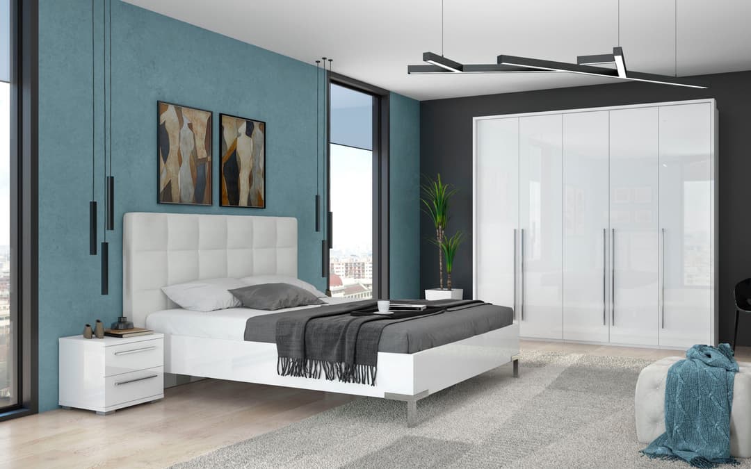 OTTO home Kleiderschrank Piano | Weiß
