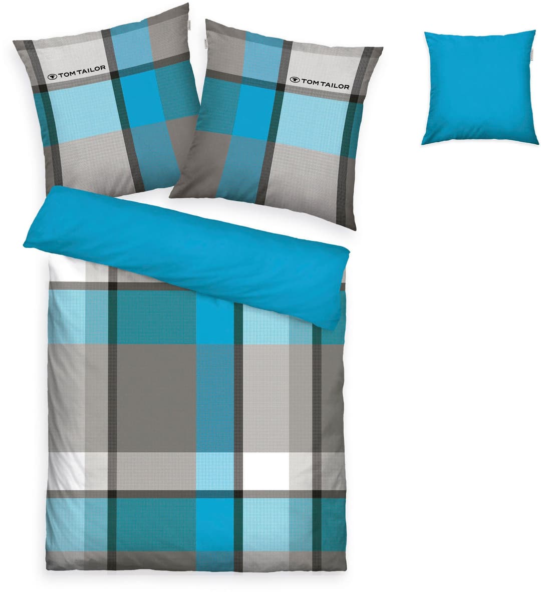 TOM TAILOR HOME Bettwäsche Lenny | Türkis