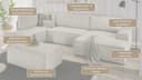 Home affaire Wohnlandschaft SHERWOOD | Grau 4